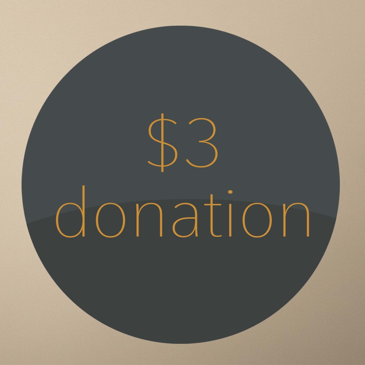 $3 donation