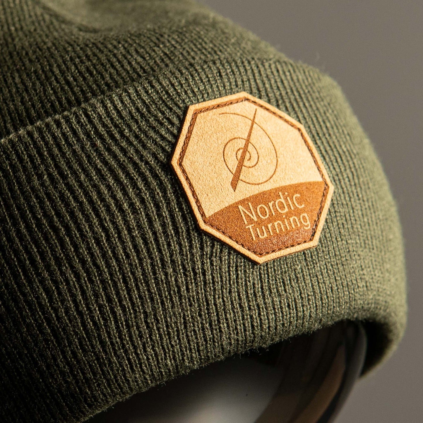 Olive green beanie